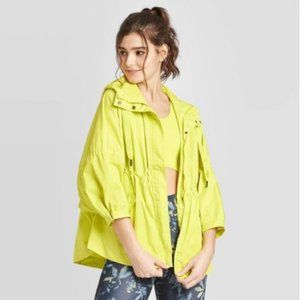 Zip-Up Windbreaker Poncho - Joylab™ Lime XXL